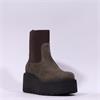 Marco Moreo Vale Stretch Toe Cap Boot - Olive Suede